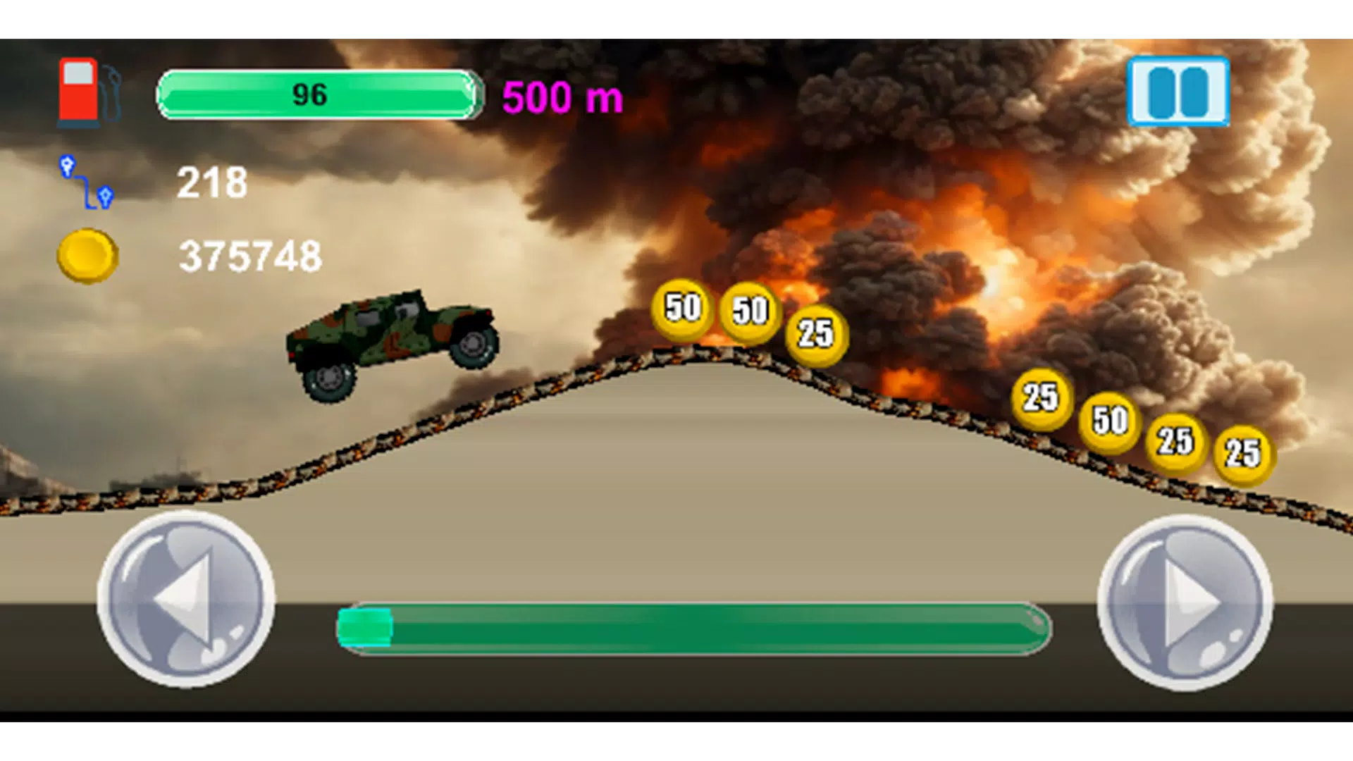 Hill Climb Car Race Adventure 螢幕截圖 2