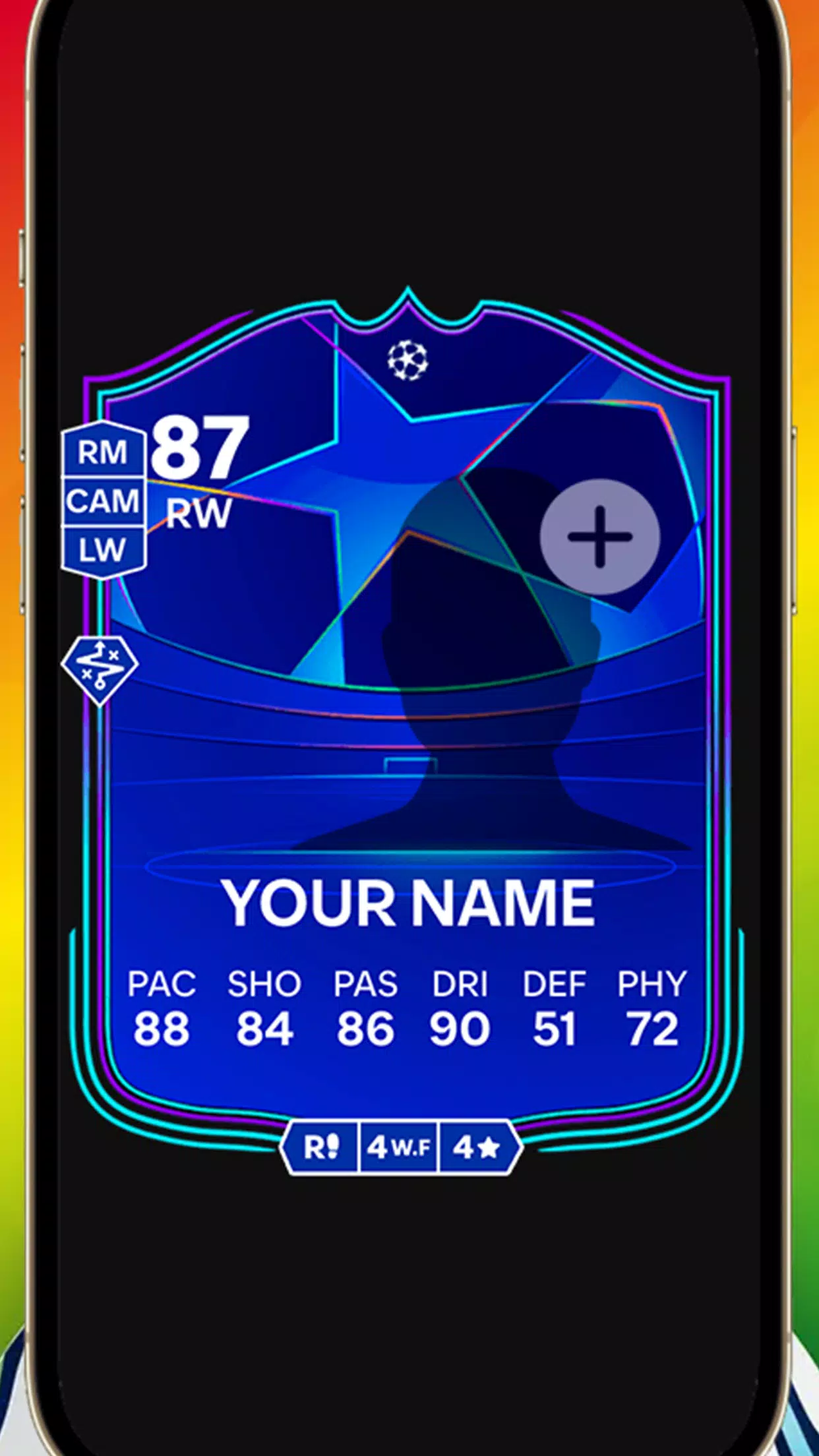FC Card Creator Captura de pantalla 1
