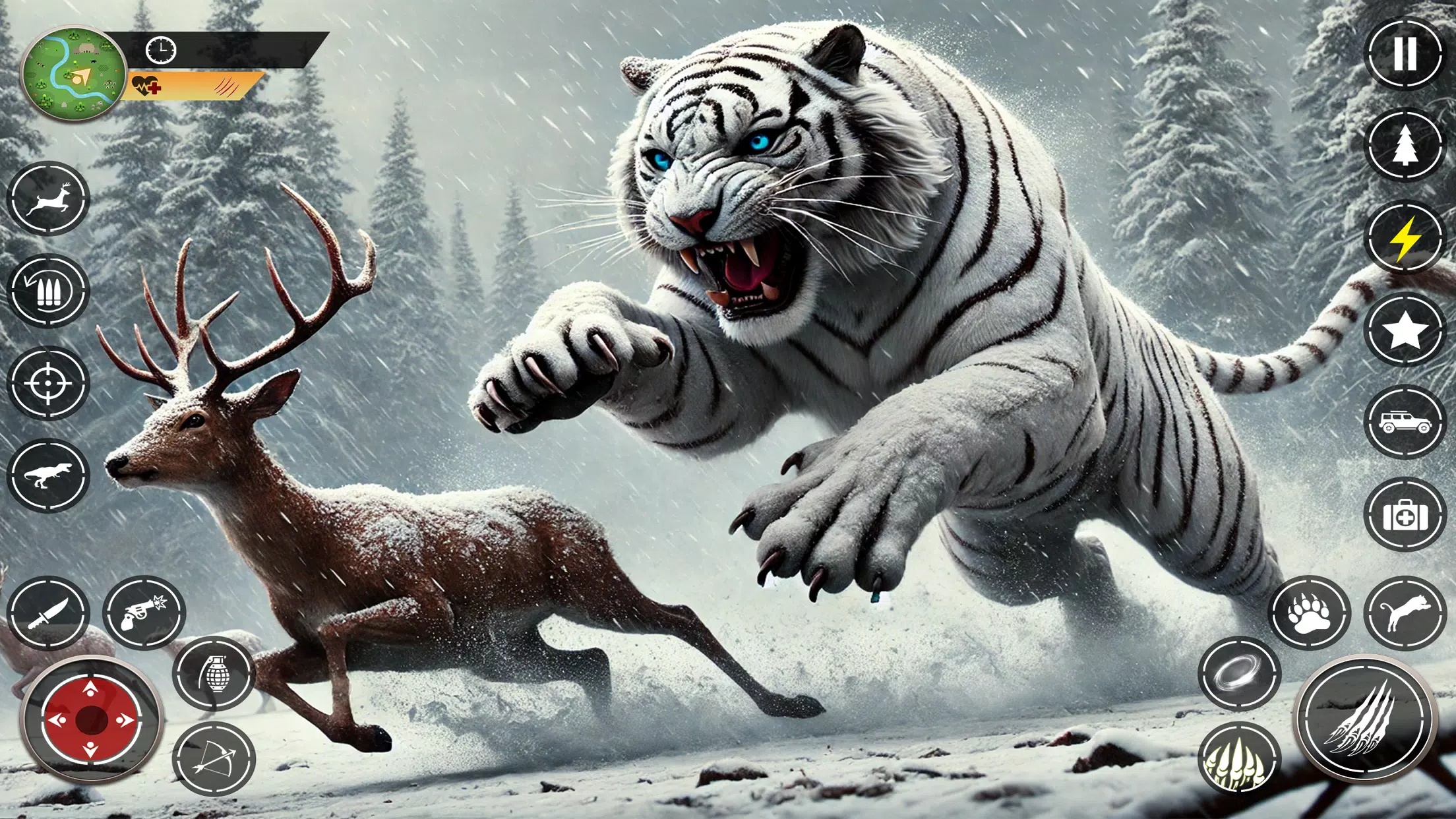 Snow Tiger Family Simulator 3D 螢幕截圖 1