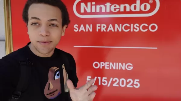 Super Cafe waiting in-line for a Nintendo Switch 2 at a store that has yet to open. Image credit: Super Café / YouTube.
