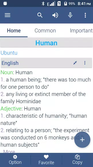 Zulu Dictionary Offline 螢幕截圖 2