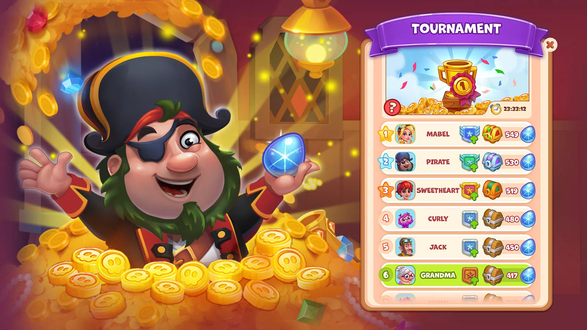 Pirate Treasures Скриншот 1