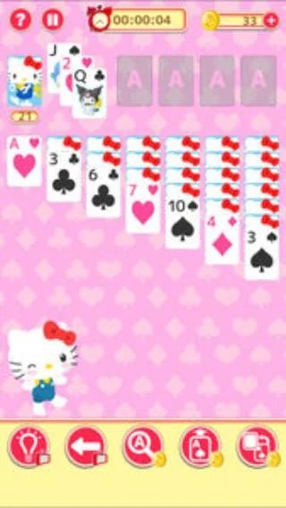 Hello Kitty Solitaire 스크린샷 1