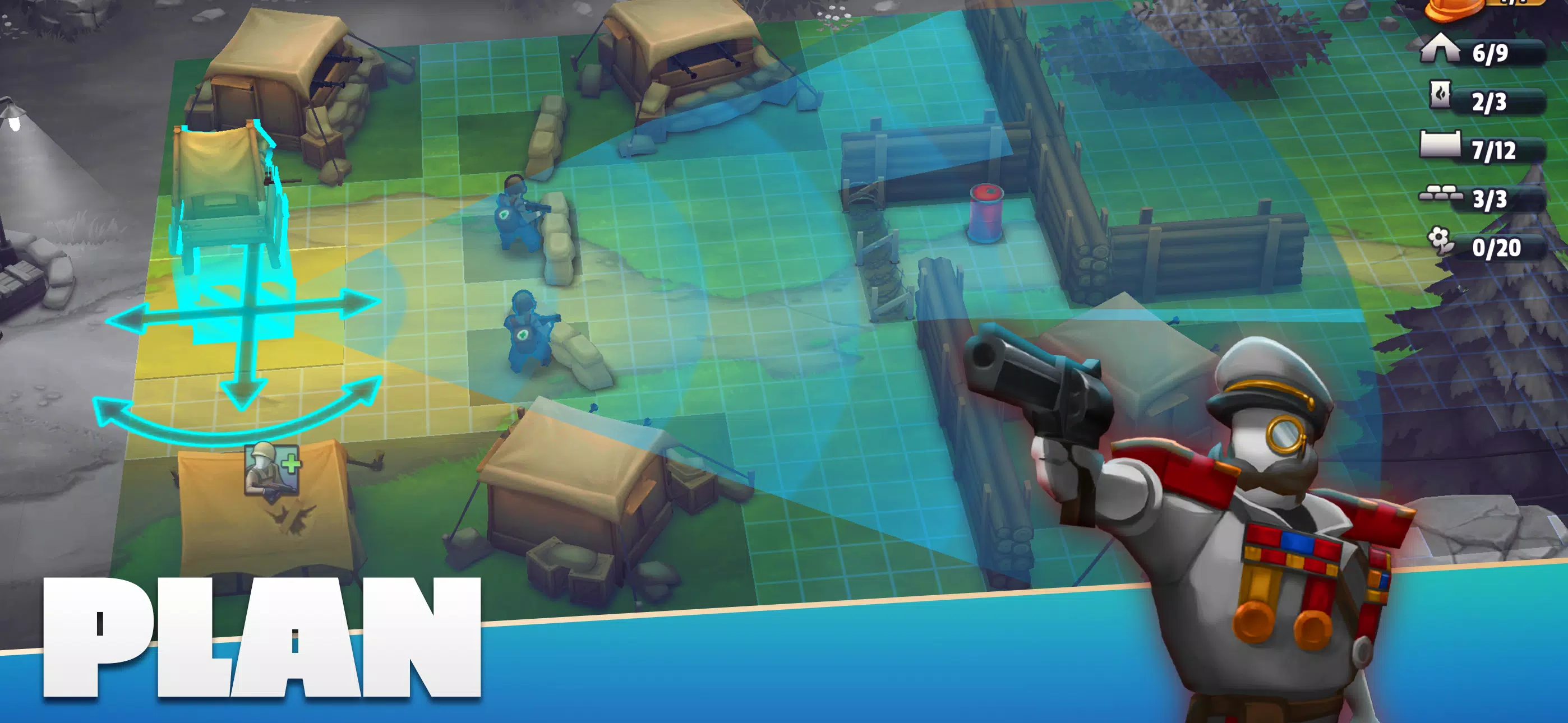 GUNS UP! Mobile War Strategy ဖန်သားပြင်ဓာတ်ပုံ 1