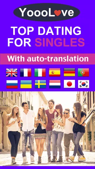 YoooLove Dating with auto-translation - Free chat Tangkapan skrin 0