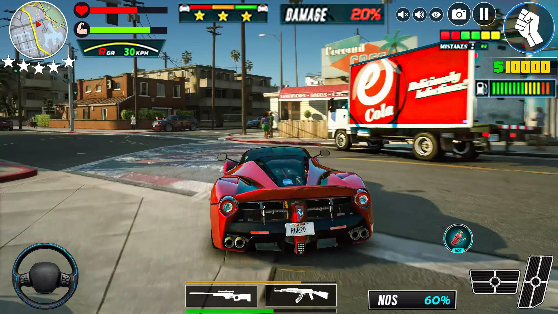 Vegas City Gangster Crime Game Ảnh chụp màn hình 3