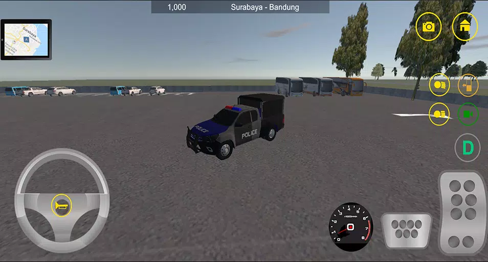 Pickup Police drive Game 3D 스크린샷 1