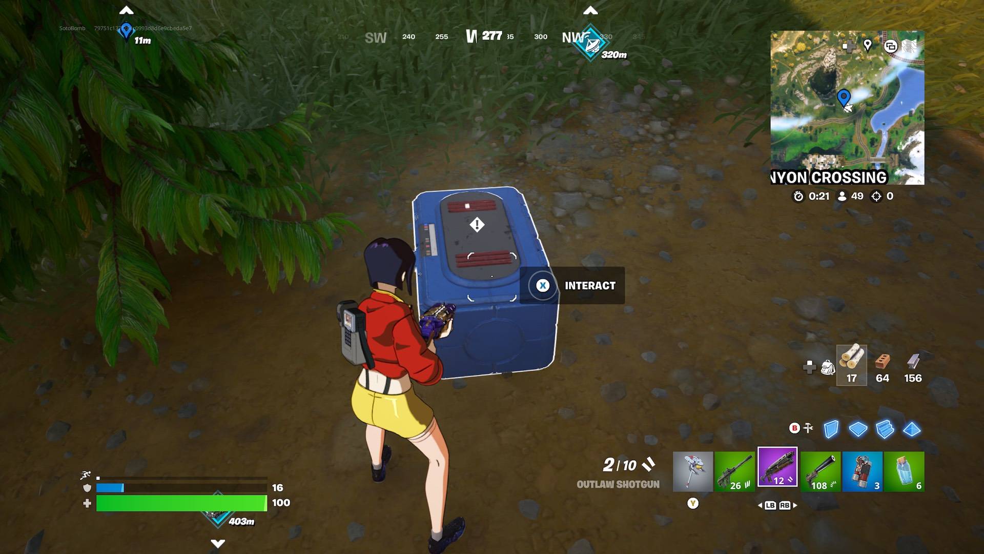 Fortnite ROZDZIAŁ 6: Plecak Wyposażenie czujnika, skanuj tajemnicze podpisy energetyczne