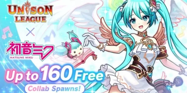 Unison League Hatsune Miku ve Vocaloid Stars ile takımlar
