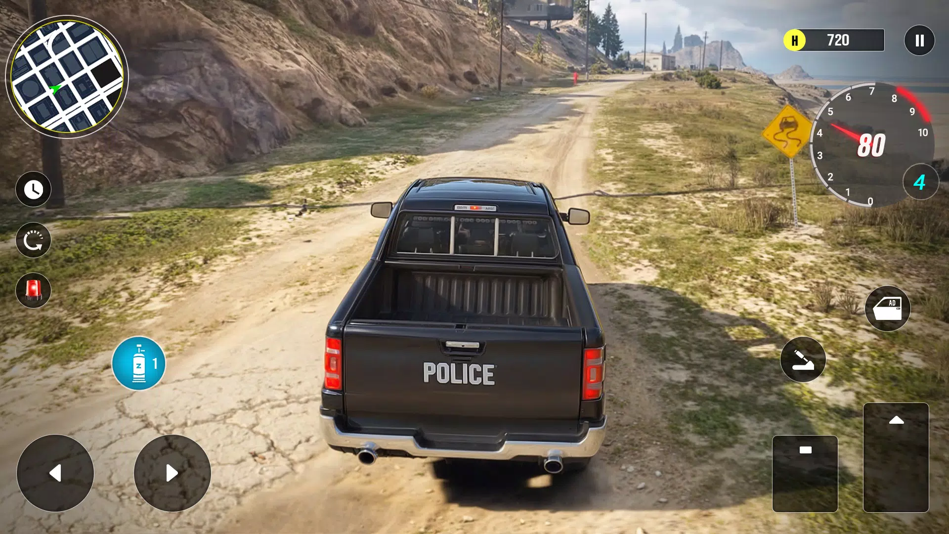 Police Van Crime Sim Games 스크린샷 1
