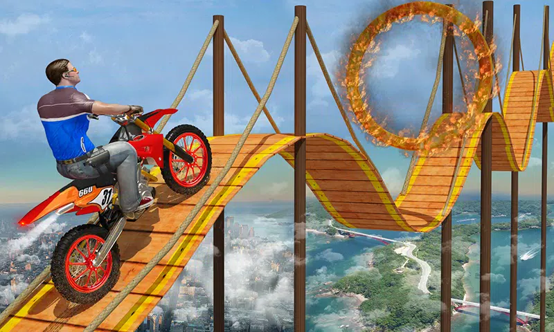 Bike Tricks Trail Stunt Master 螢幕截圖 0
