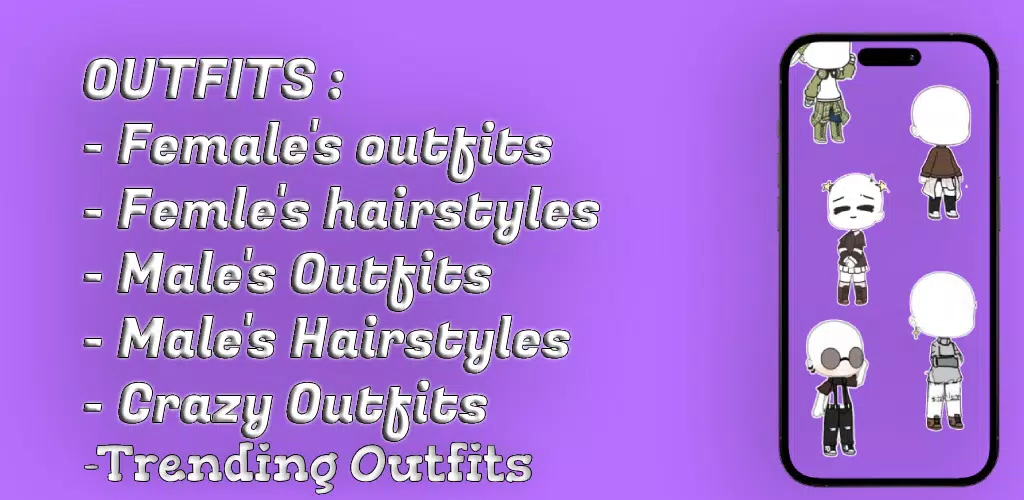 Gacha Outfits and Hairstyles ภาพหน้าจอ 1