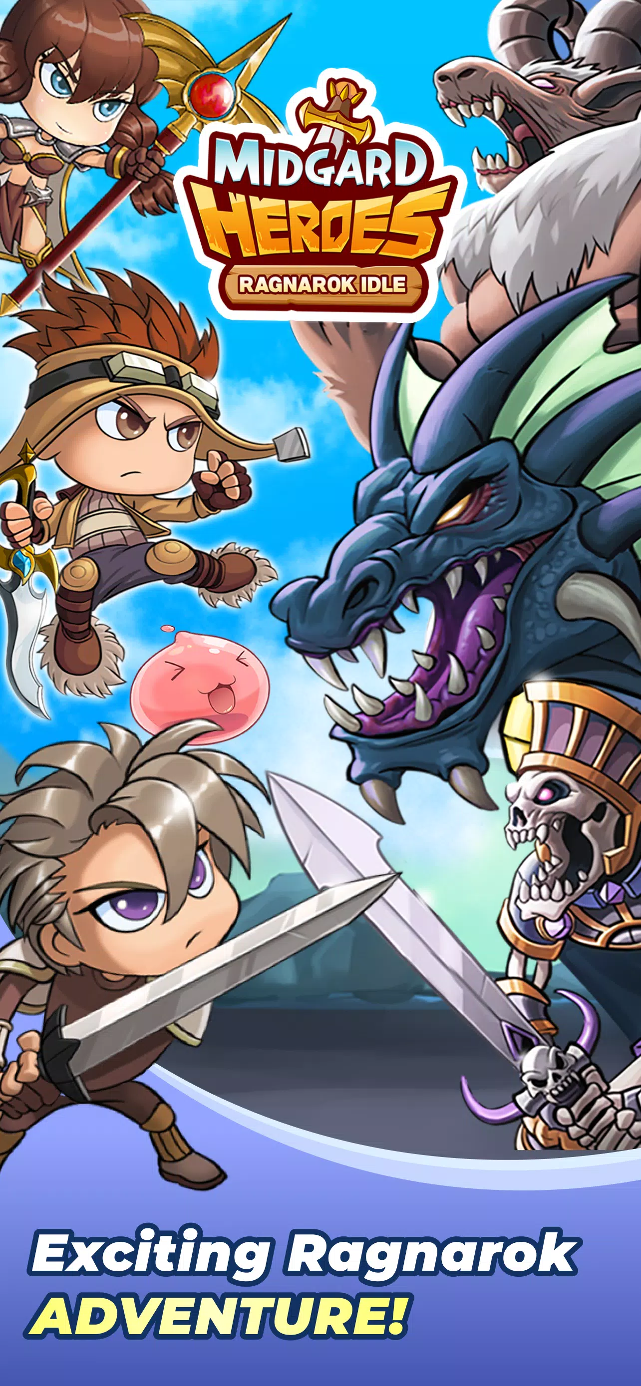 Midgard Heroes: Ragnarok Idle Ekran Görüntüsü 0
