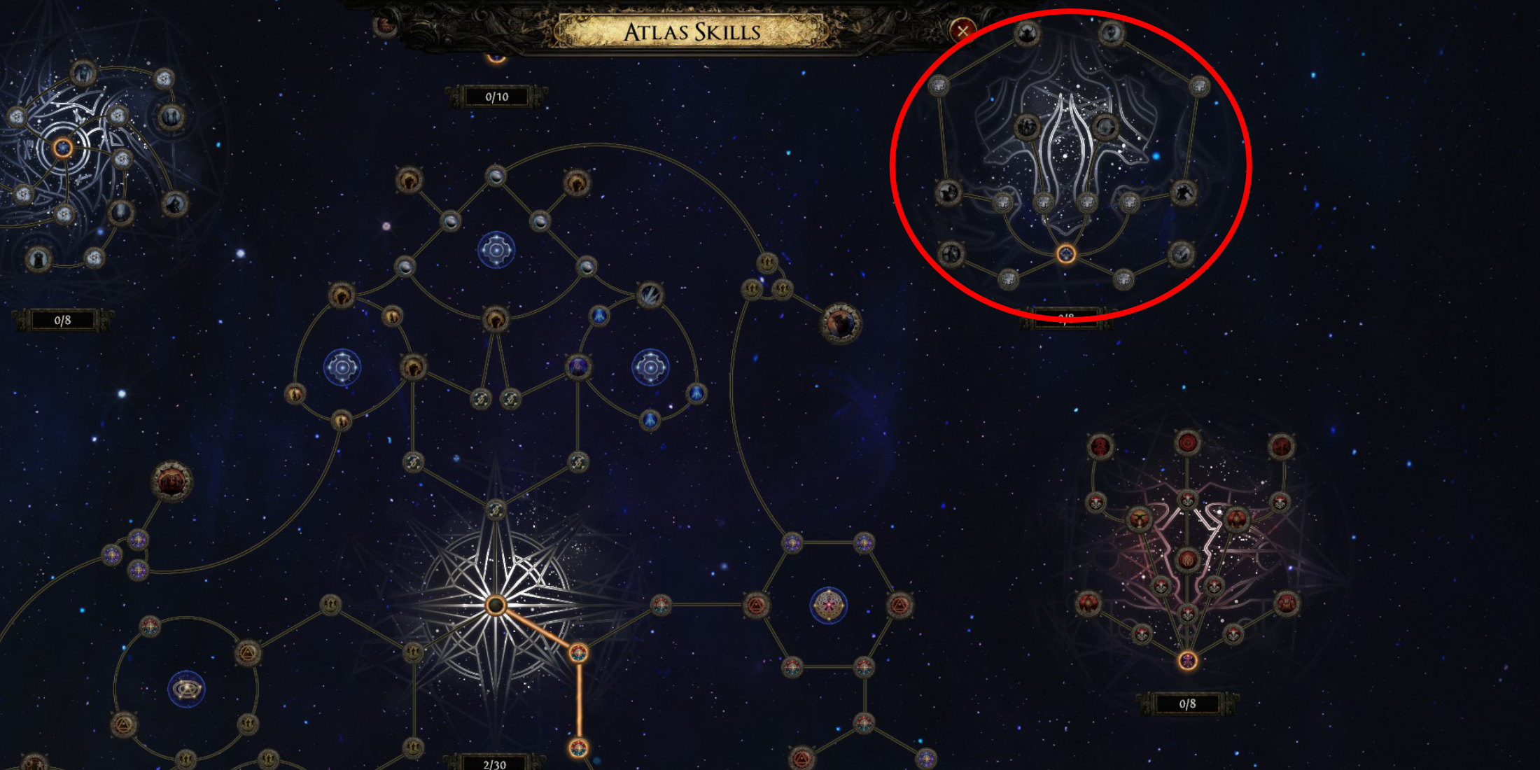 Ritual passive skill tree