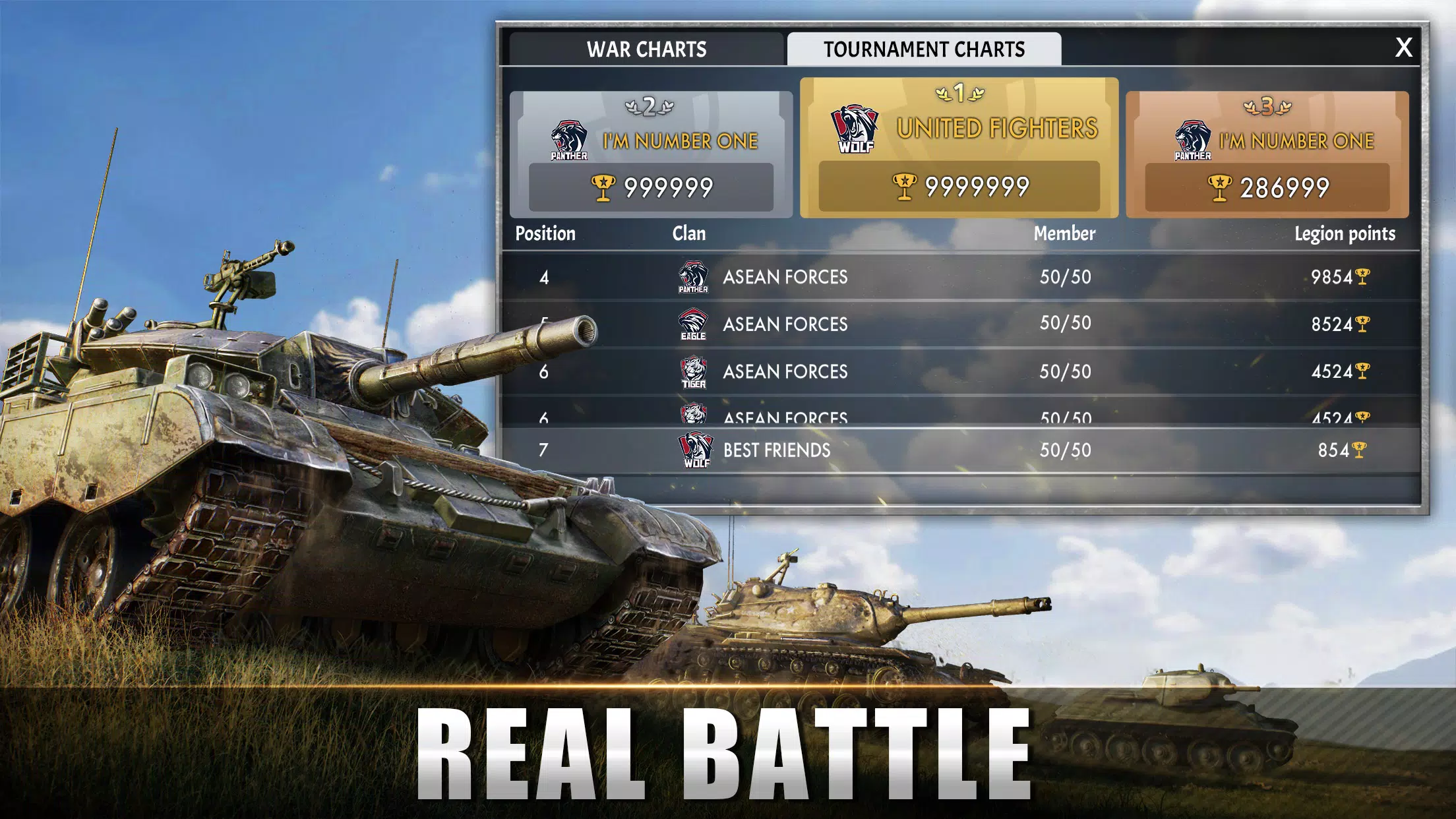 Tank Warfare: PvP Battle Game 螢幕截圖 1