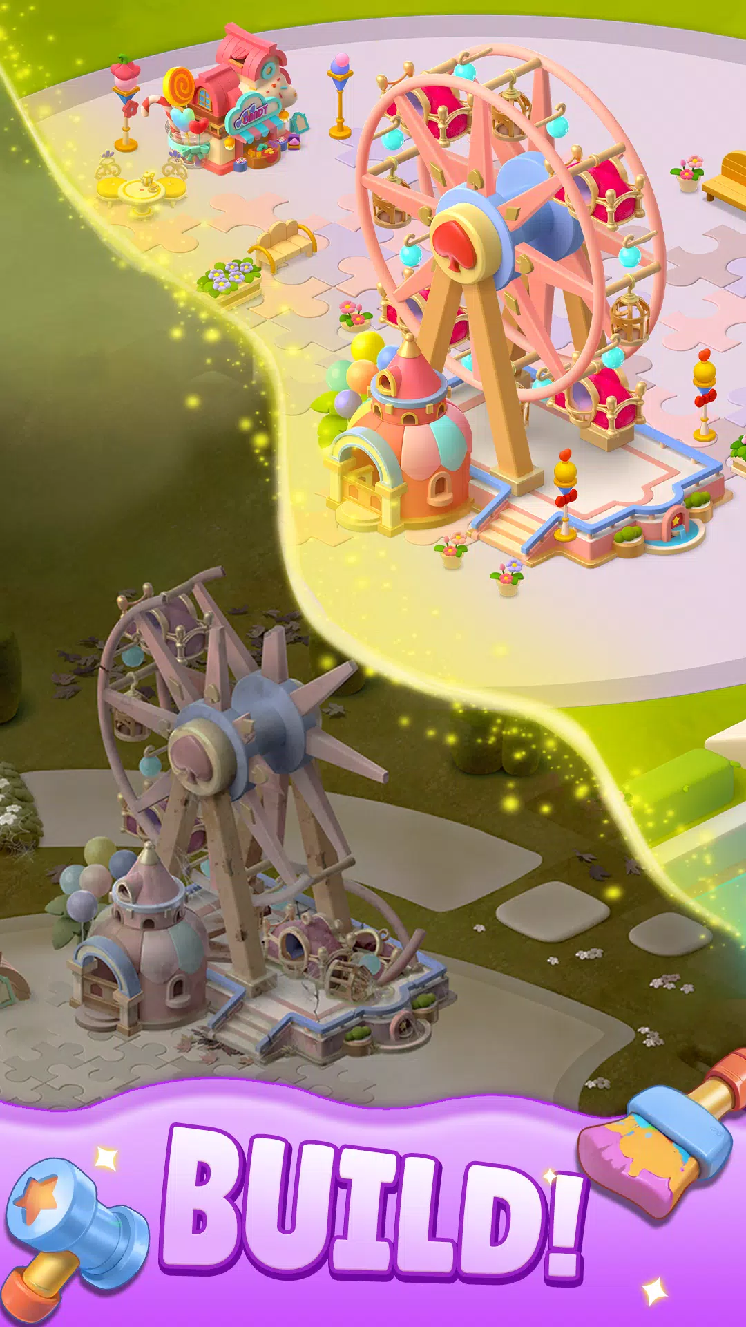 Magic Funfair：Day&Night Merge Captura de tela 2