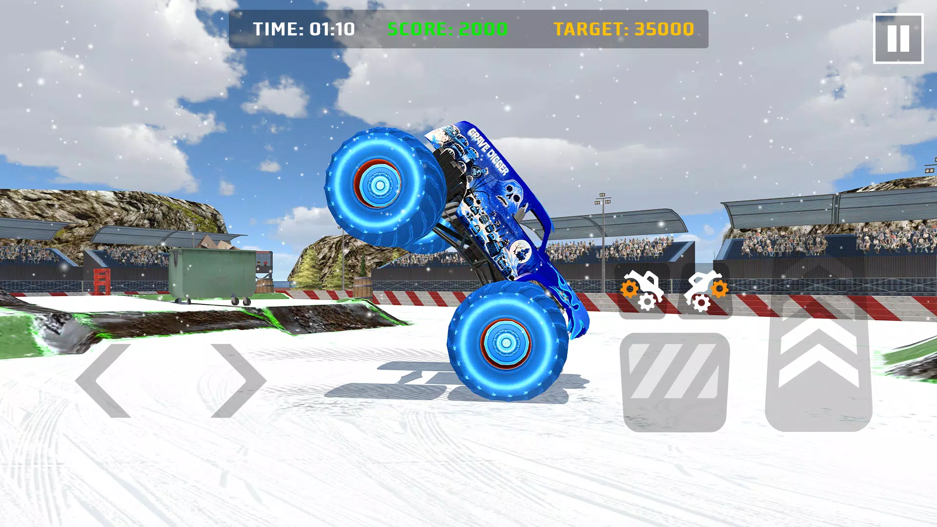 Schermata Car Games: Monster Truck Stunt 1