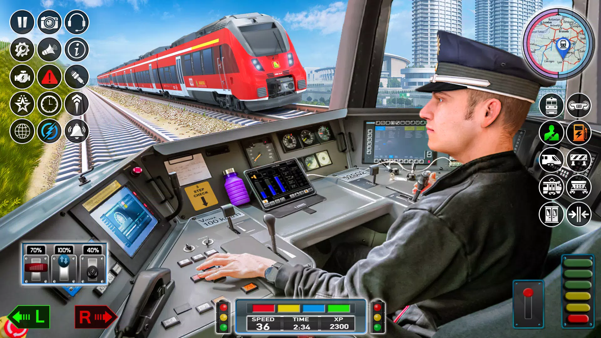 City Train Game Ảnh chụp màn hình 1