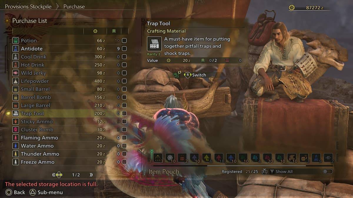 Monster Hunter Wilds陷阱工具指南