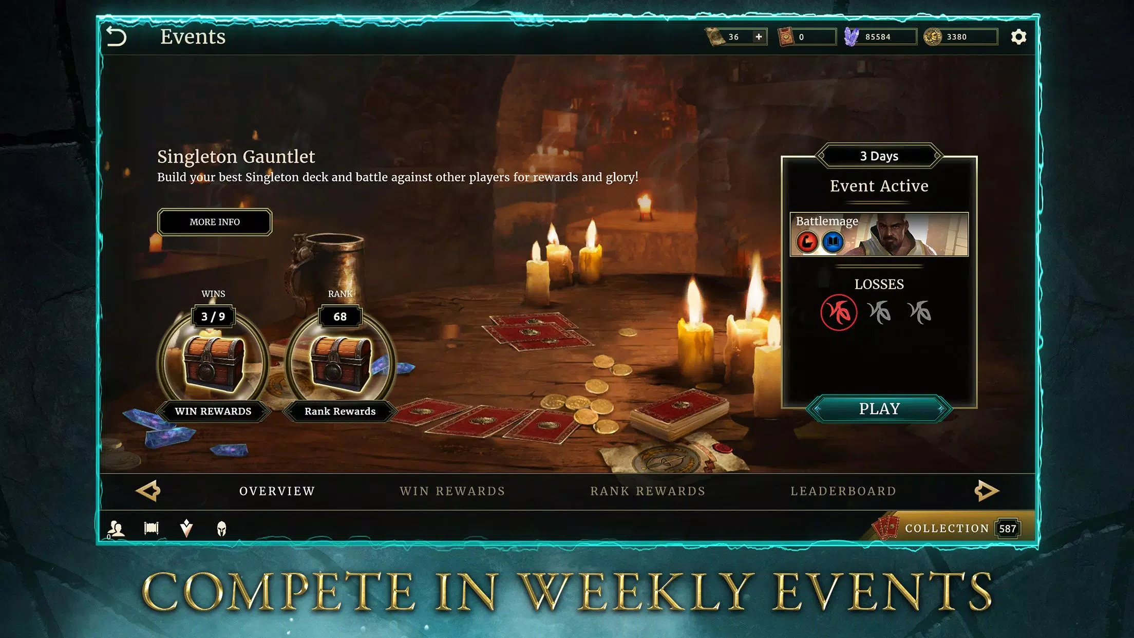The Elder Scrolls: Legends Captura de pantalla 1