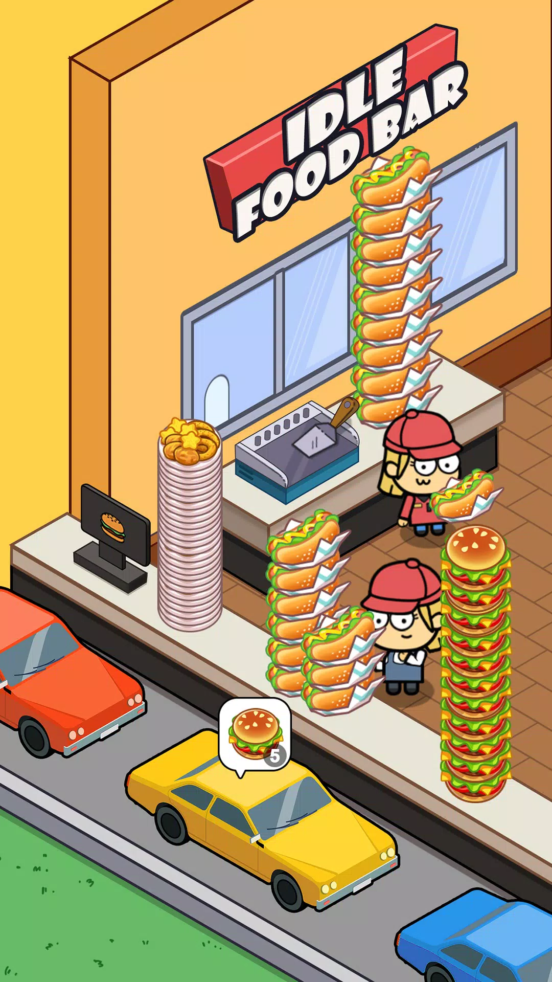 Idle Food Bar Captura de tela 1