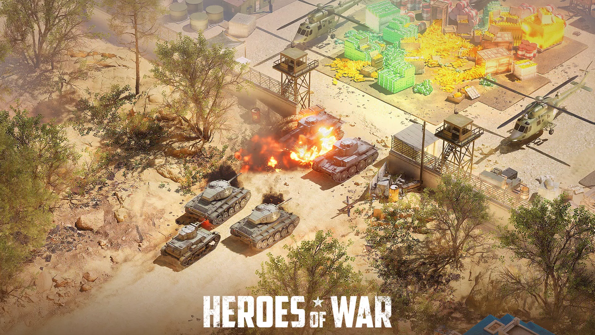 Heroes of War Tangkapan skrin 1