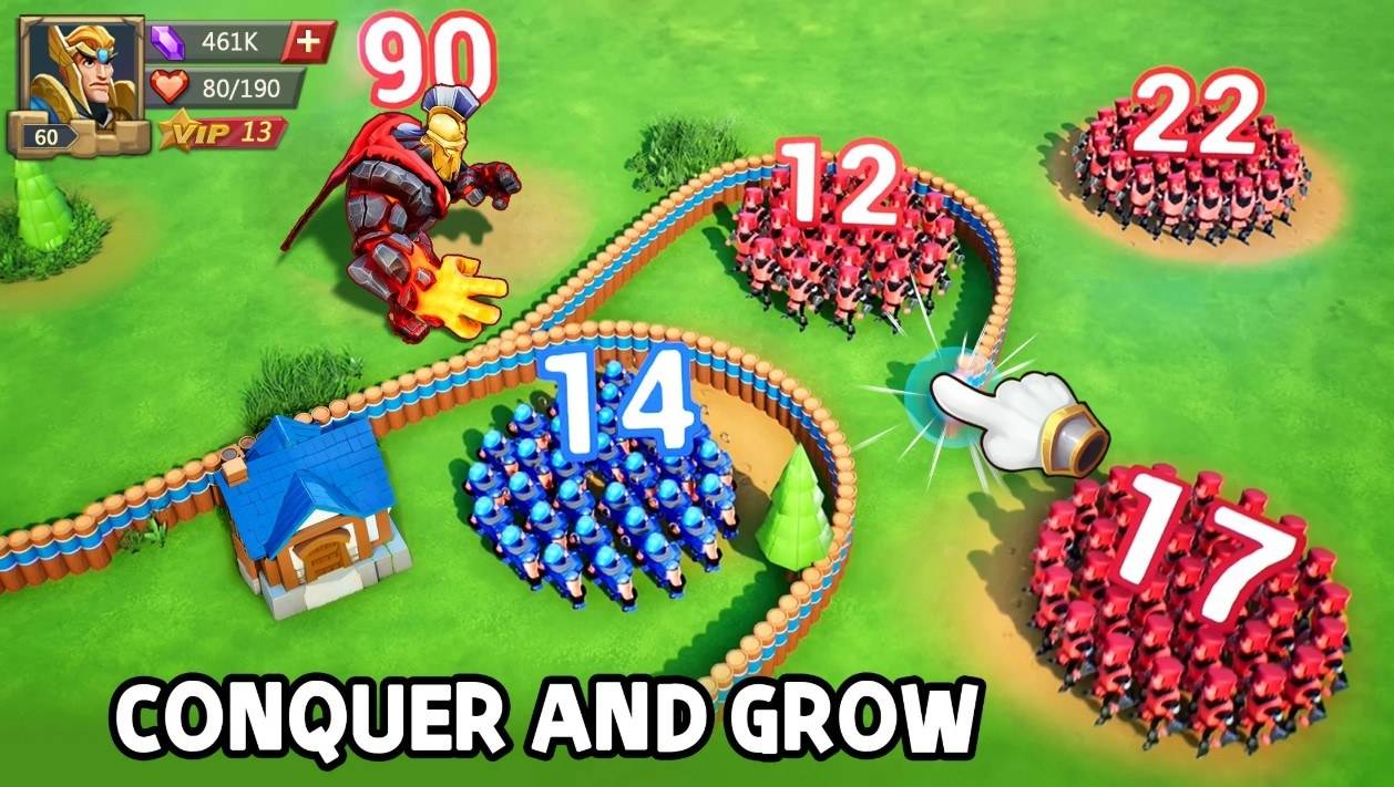 Spielen Sie Lords Mobile auf Mac mit Bluestacks Air