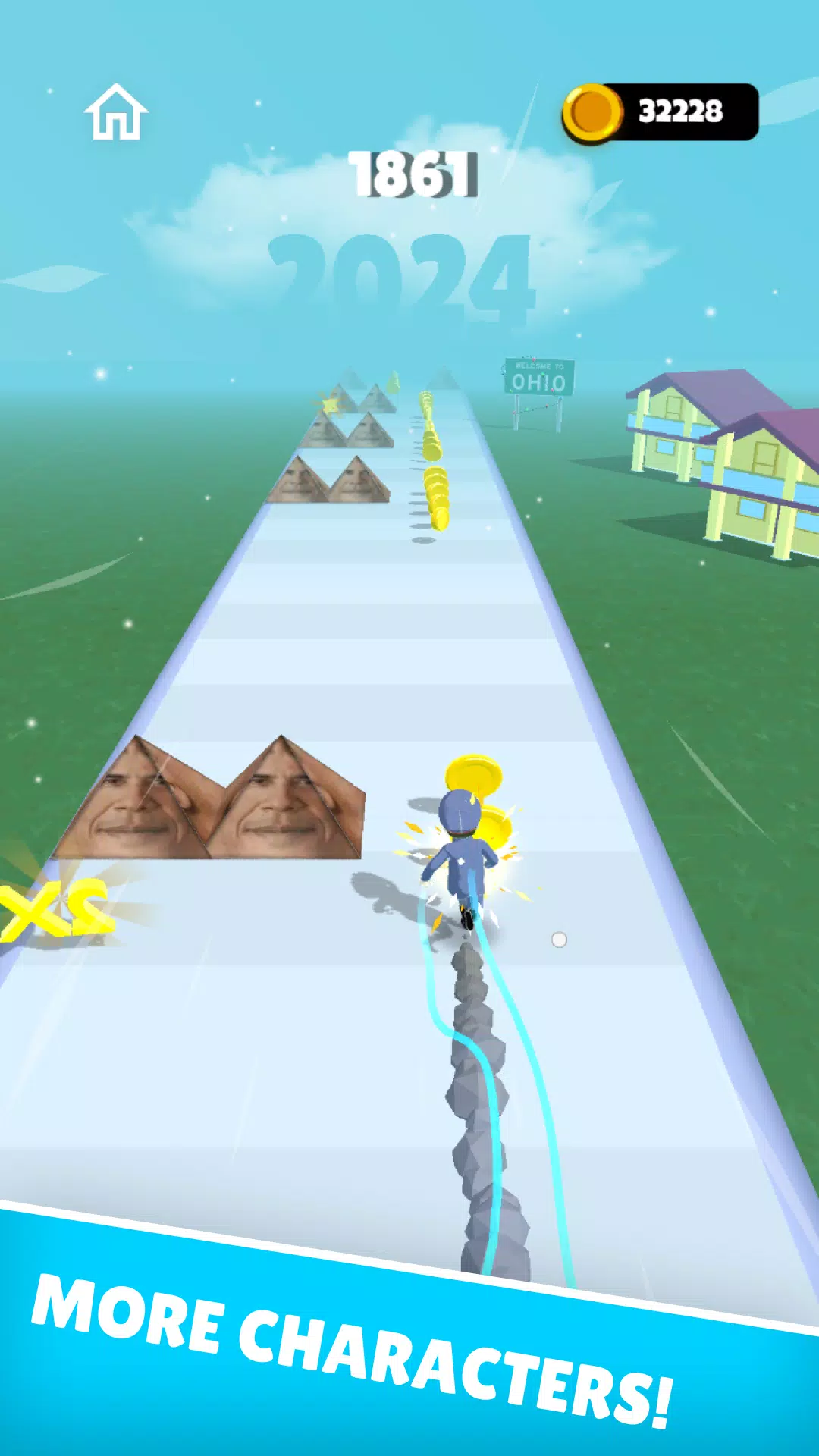 Obama Run! スクリーンショット 2