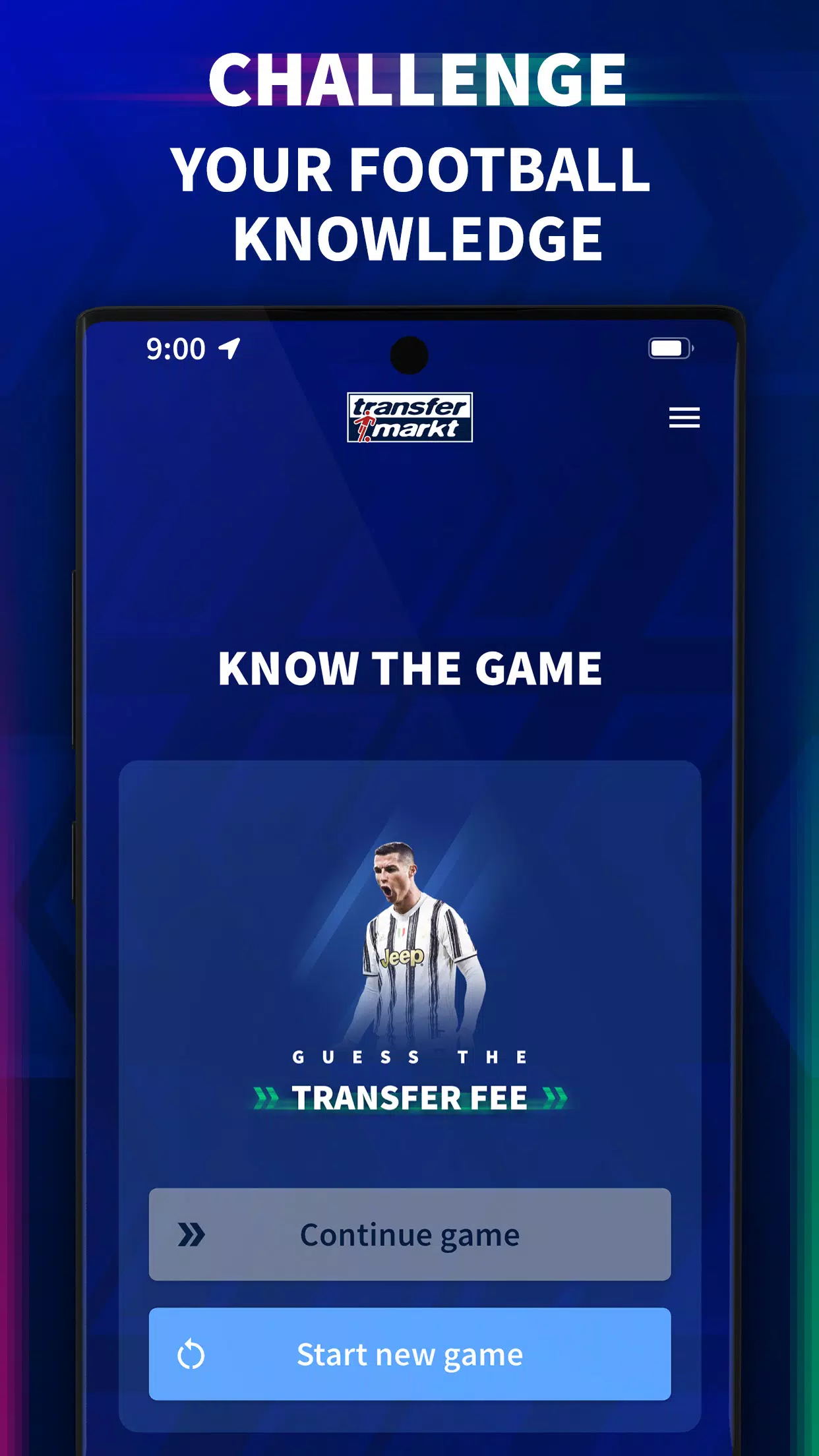 Transfermarkt: Football Quiz 螢幕截圖 0