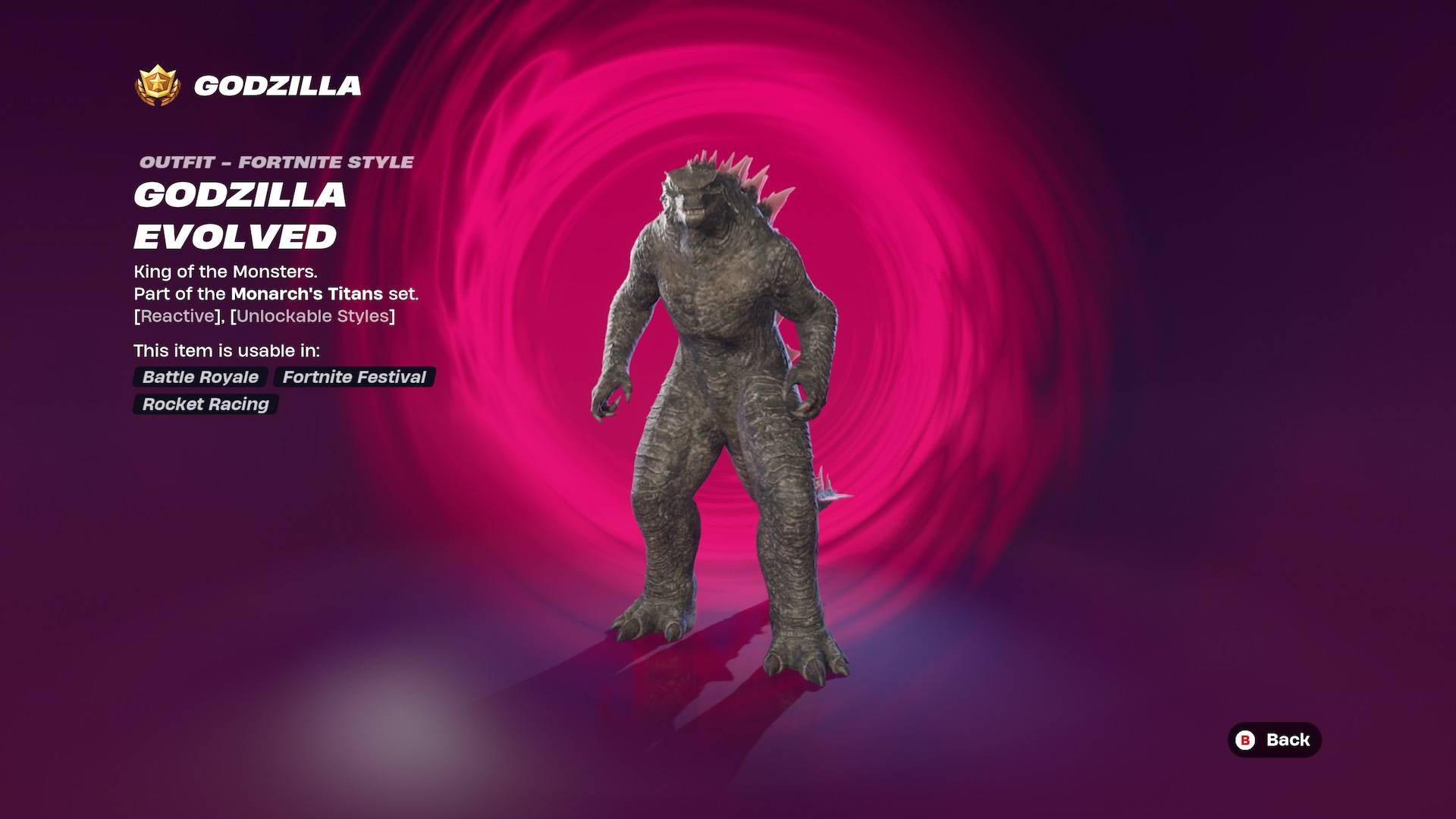 ปลดล็อก Godzilla Skin ใน Fortnite: Complete Quest Guide
