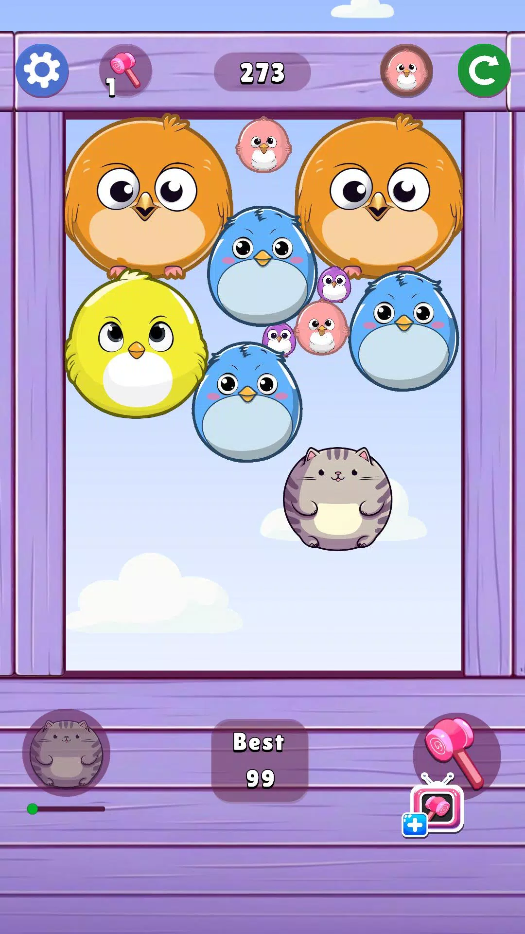 Melon Birds Throw スクリーンショット 1