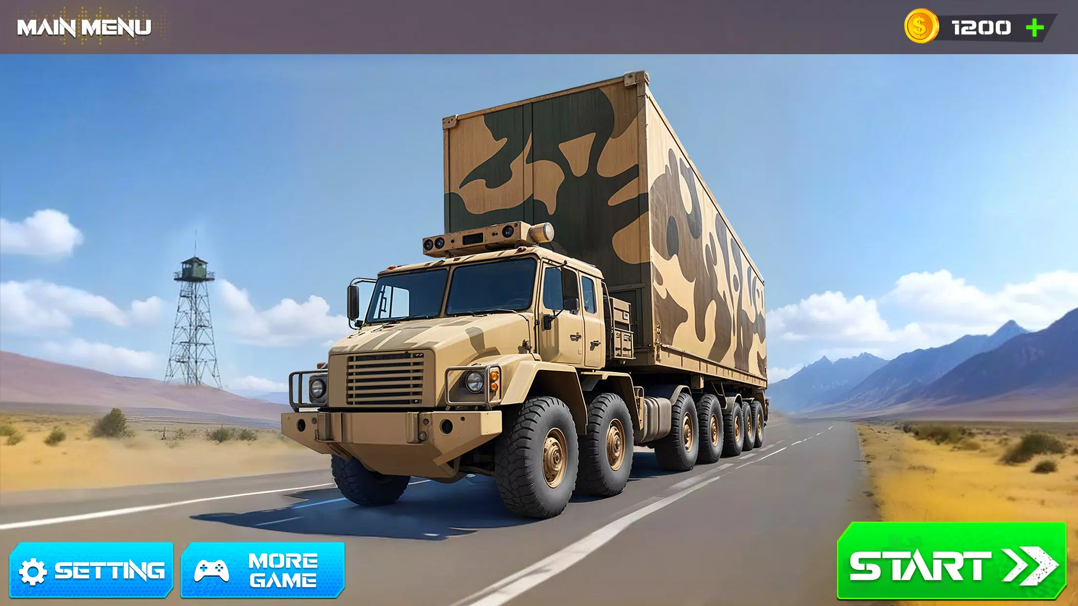 Schermata Army Cargo Truck Driving Games 0