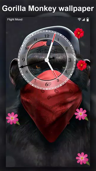 Gorilla Monkey Live Wallpaper Captura de pantalla 0