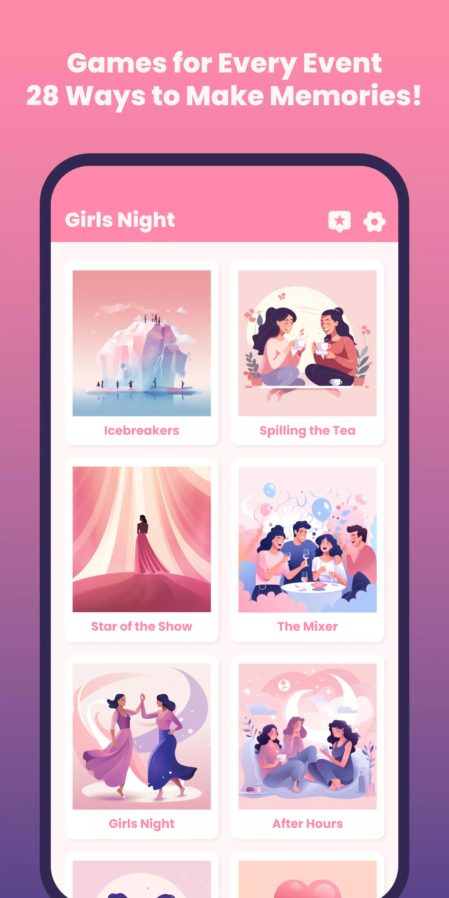 Girls Night - Group Party Game 螢幕截圖 0