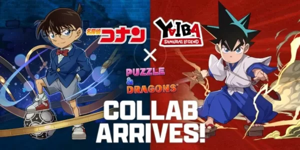 Yaiba and Case Closed Join Puzzle & Dragons