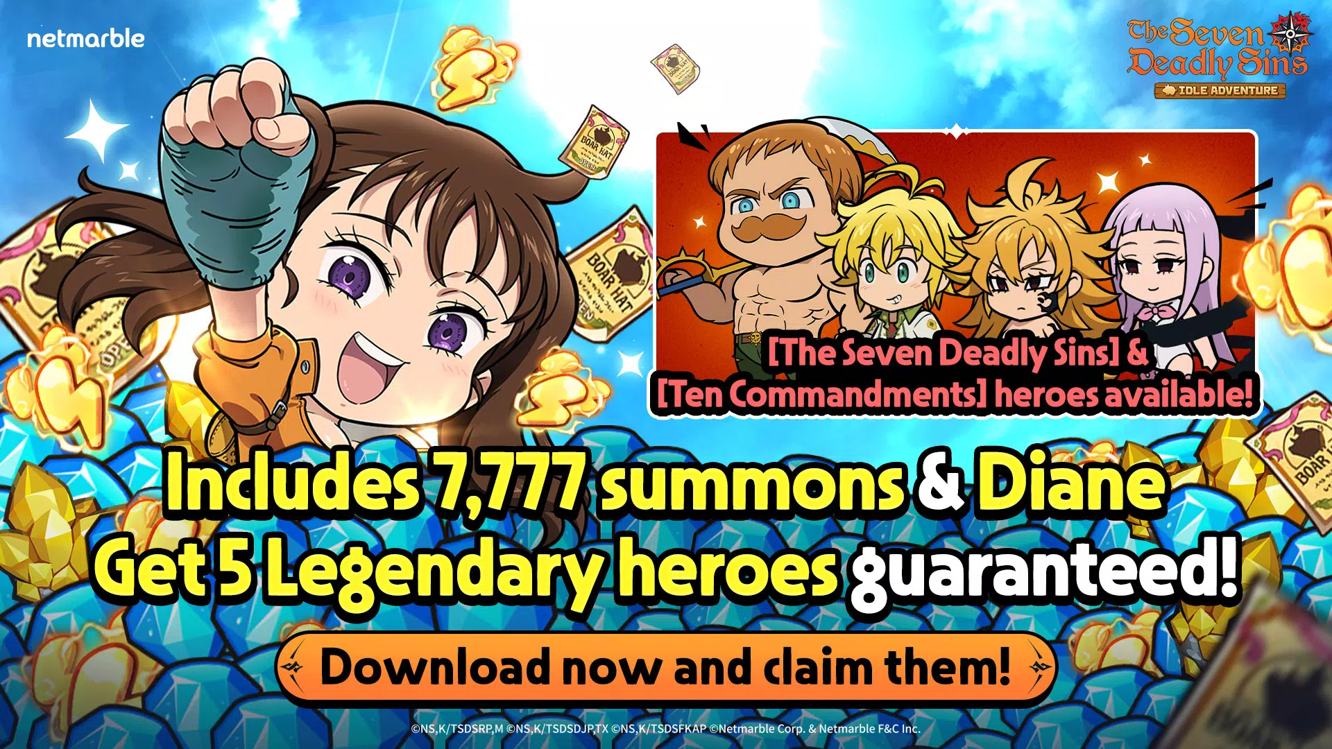 The Seven Deadly Sins: Idle Capture d'écran 0