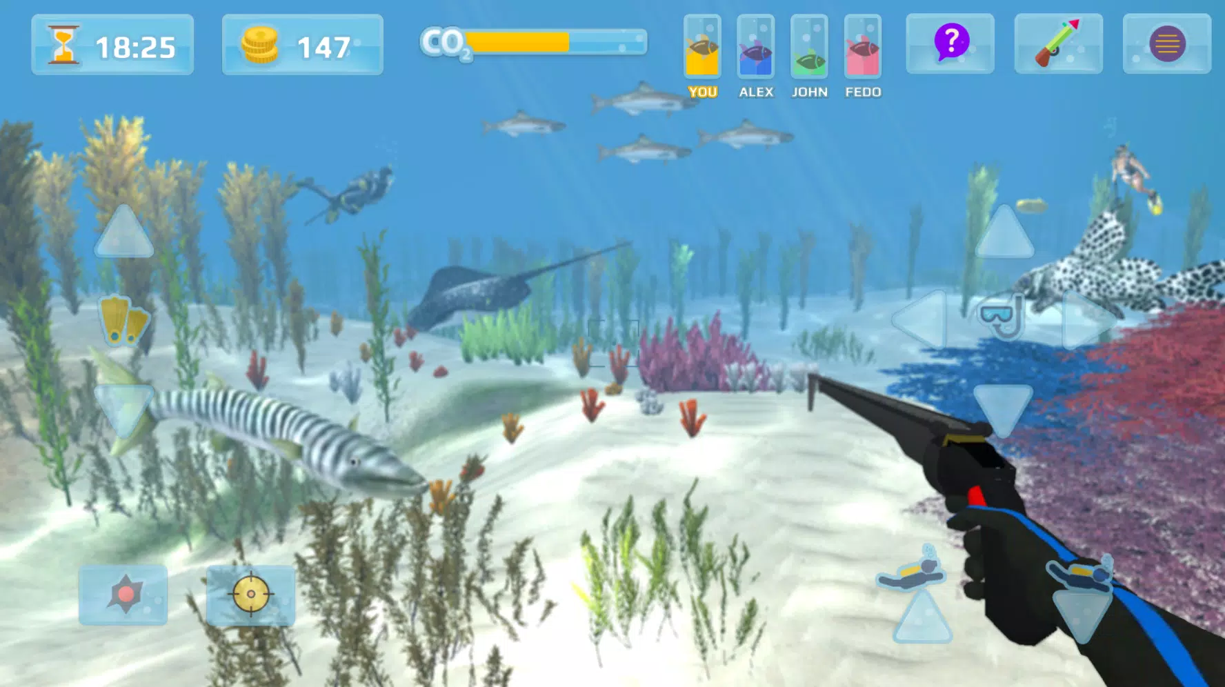 Hunter underwater spearfishing Zrzut ekranu 3