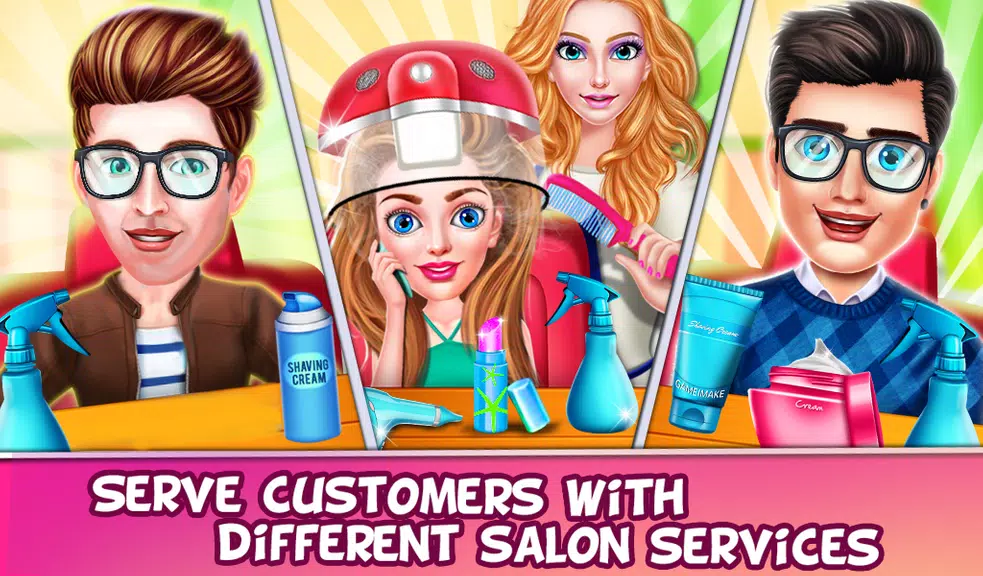 Barber Shop - Simulator Games 螢幕截圖 2