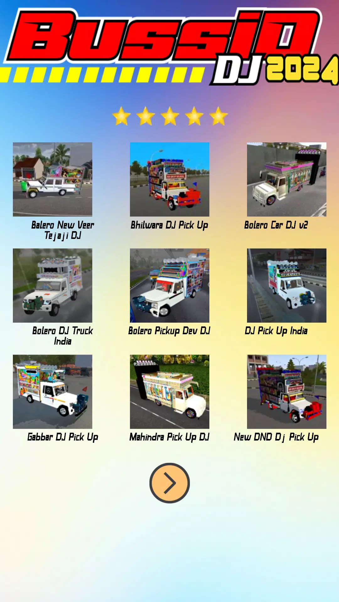 Mod Bussid DJ 2024 スクリーンショット 1