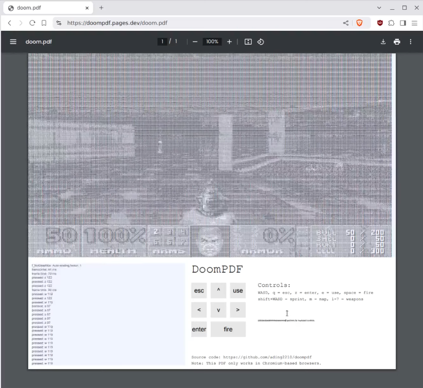 DOOM ตอนนี้เล่นได้ใน PDF: Toasters ล้าสมัย