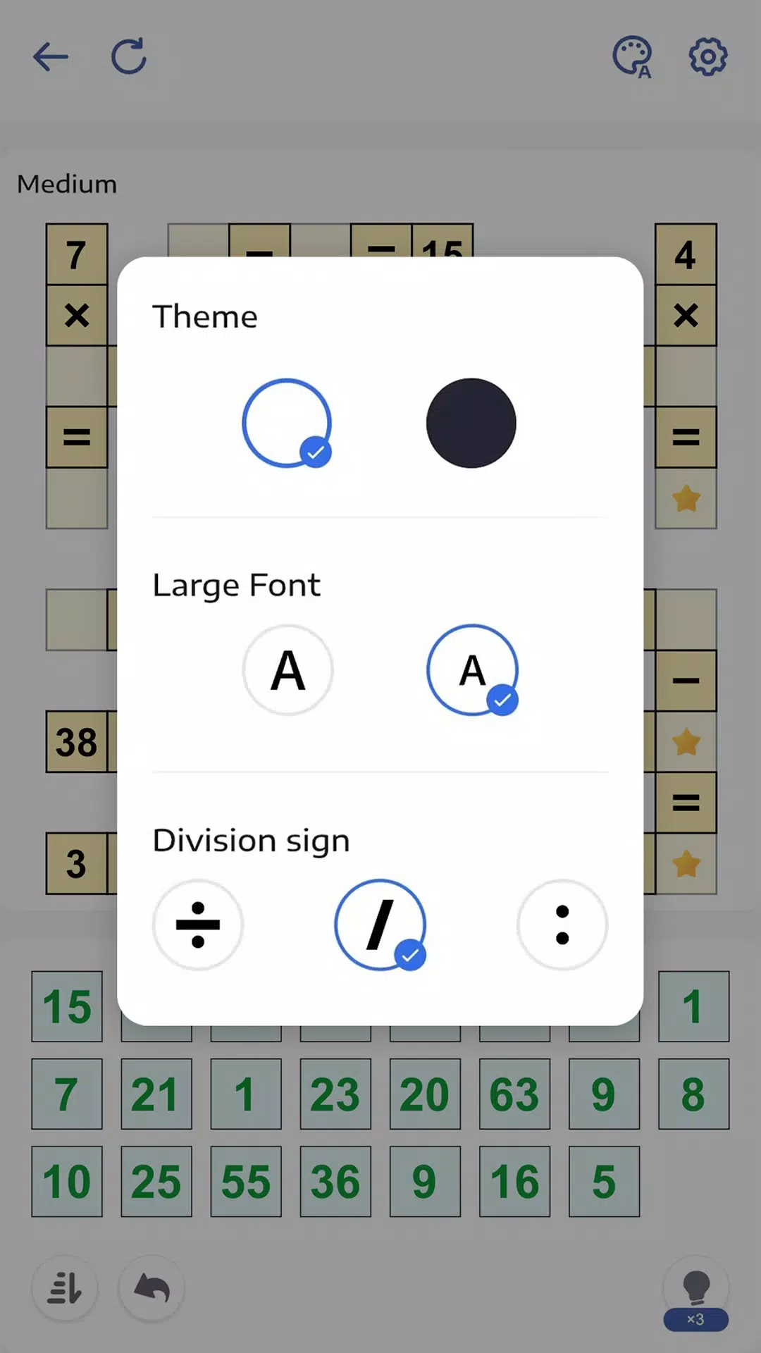 Crossmath - Math Puzzle Games Captura de tela 3