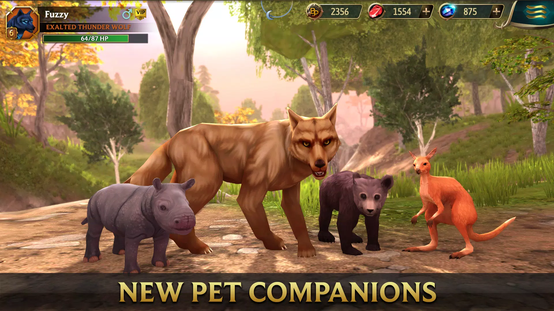 Wolf Tales - Wild Animal Sim Скриншот 1