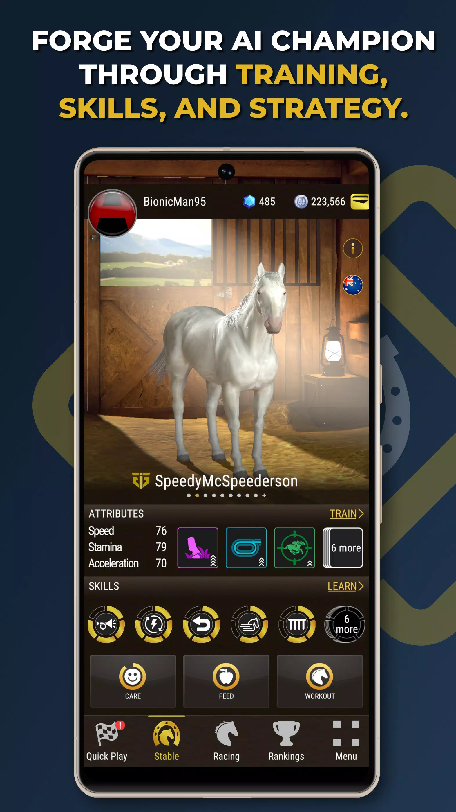 Schermata Owners Club - AI Horse Racing 1