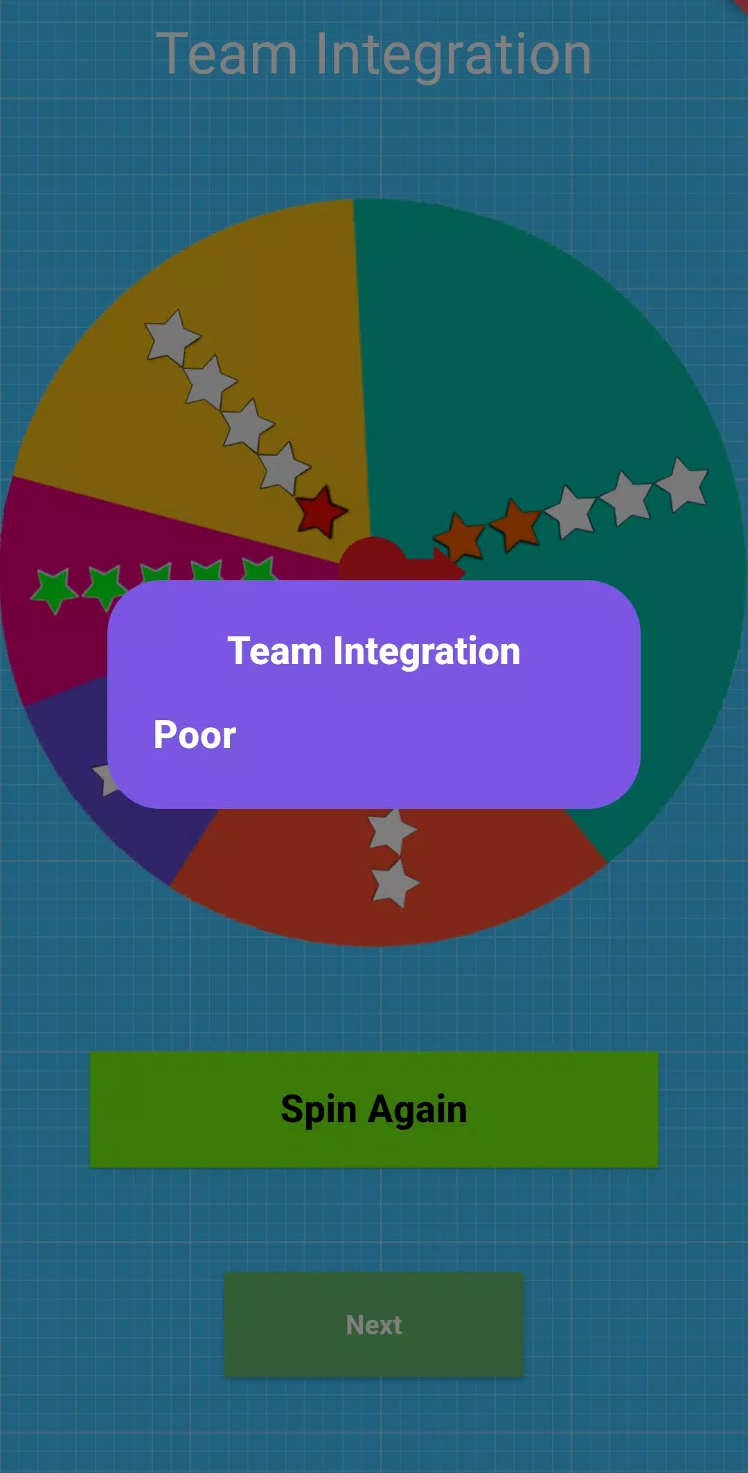 Soccer Coach Career Wheel 螢幕截圖 0