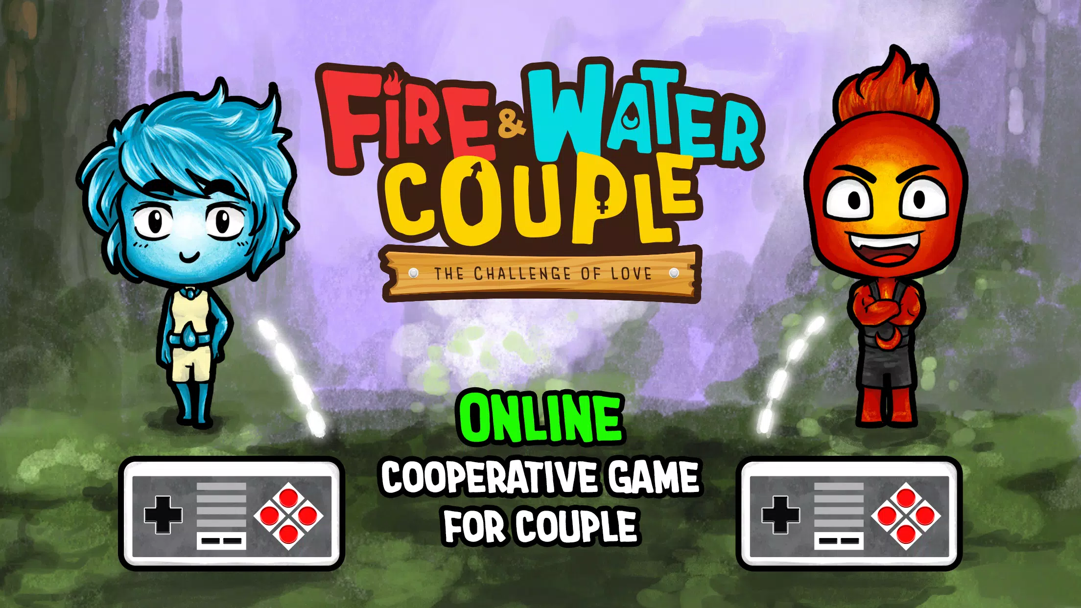 Fire and Water: Online Co-op Скриншот 0