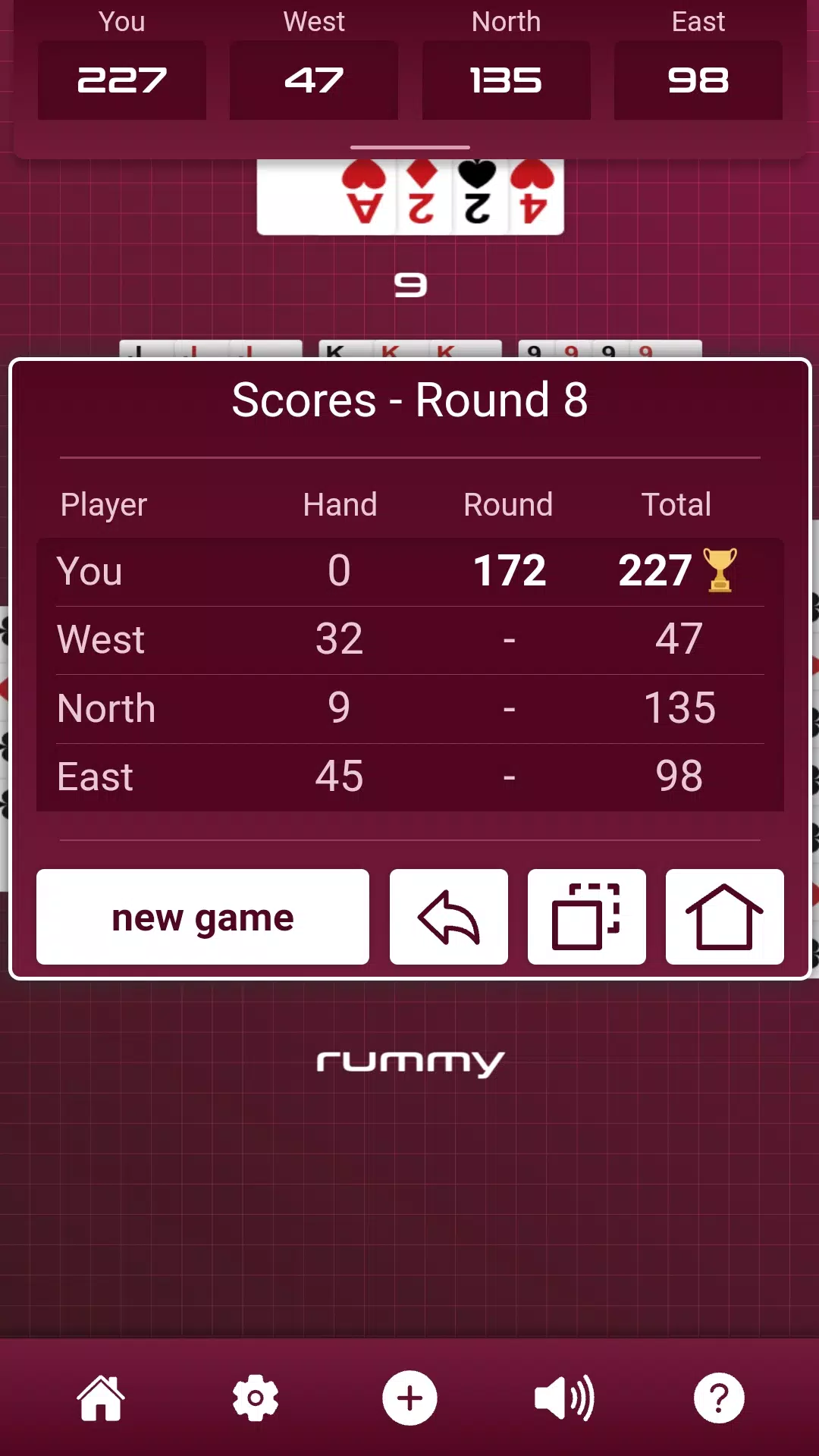 Rummy Odyssey 螢幕截圖 3