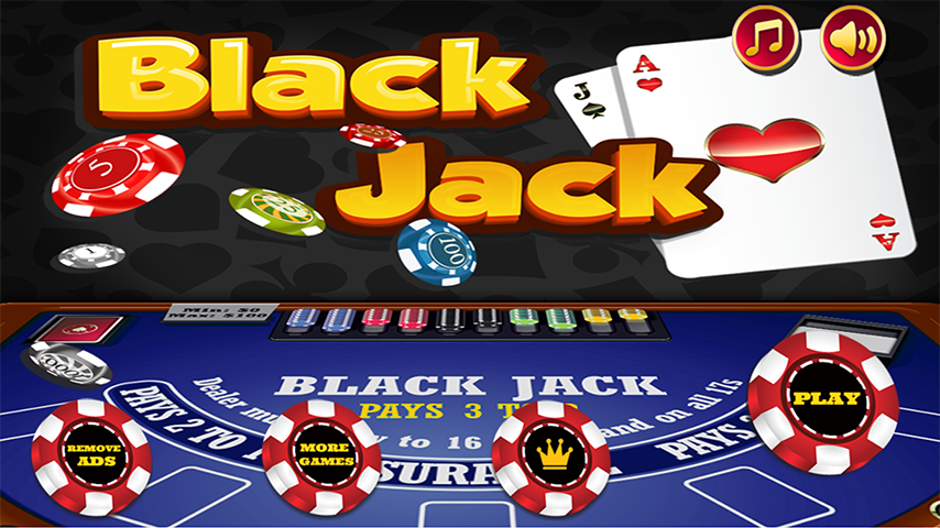 Blackjack 21 Black Jack Table Captura de tela 2