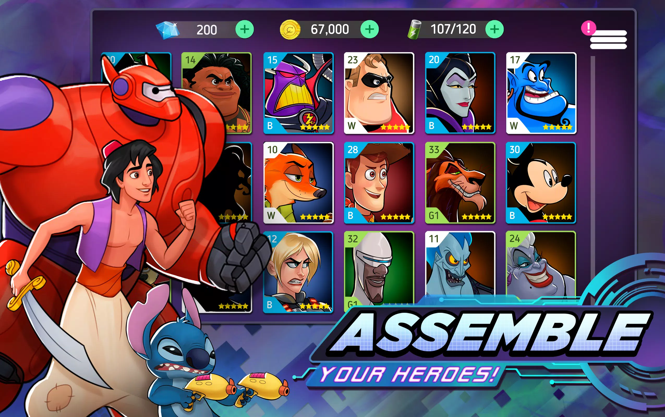 Disney Heroes 螢幕截圖 2