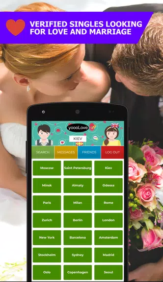YoooLove Dating with auto-translation - Free chat Tangkapan skrin 2