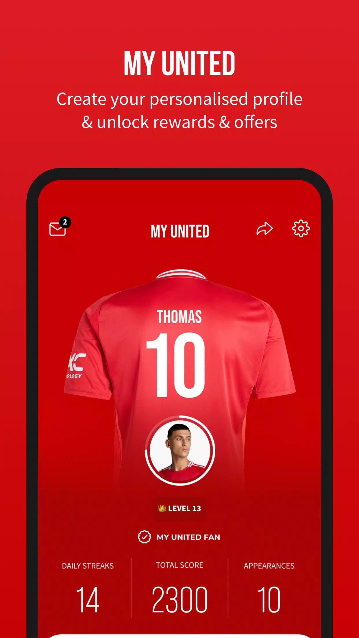 Manchester United Official App Скриншот 3